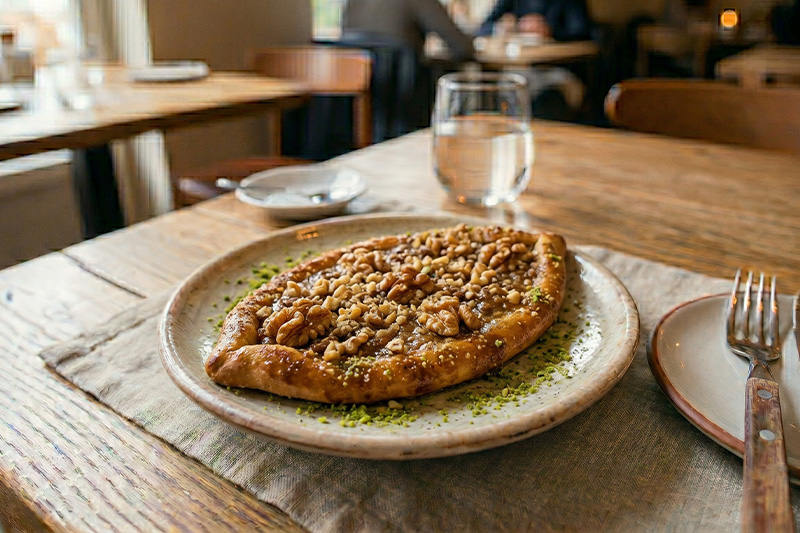 Cevizli Tahinli Pide
